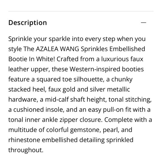 Azalea Wang Rhinestone Embellished Western Boots SZ 10 - Picture 14 of 15